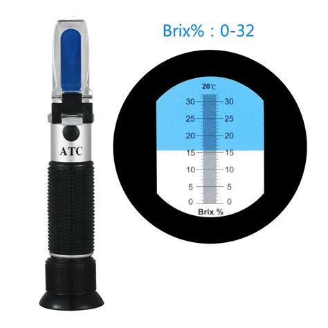 how to use atc portable refractometer|refractometer 0 32 brix.